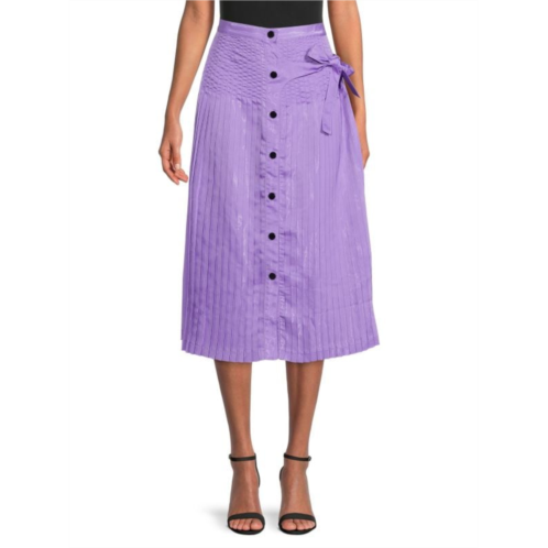 MARRISA WILSON NEW YORK Pleated Midi Skirt