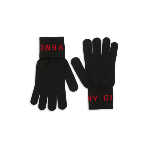 Givenchy Logo Wool Gloves