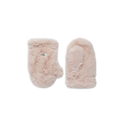 UGG Kids Faux Fur Mittens