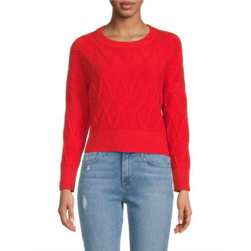 Patrizia Luca Knit Cropped Sweater