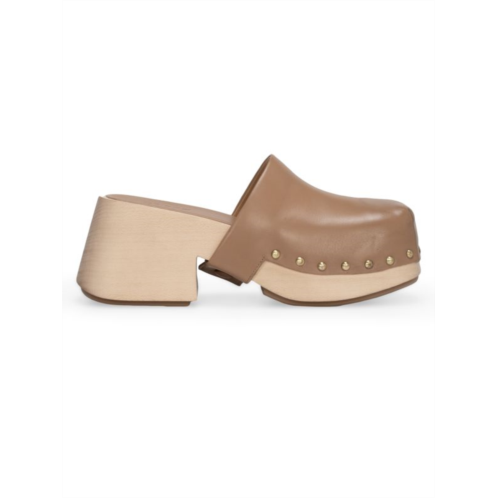 Marsell Studded Leather Clogs