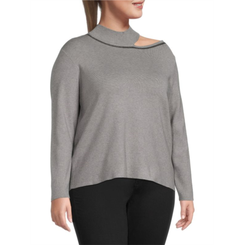 Calvin Klein Plus Cutout Sweater