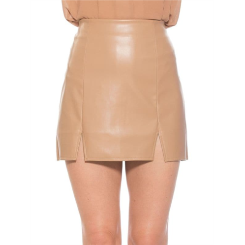 Alexia Admor Tina Faux Leather Mini Skirt