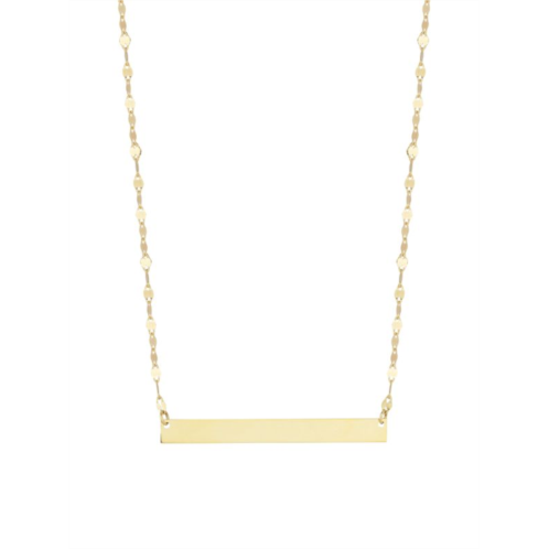 Saks Fifth Avenue 14K Yellow Gold Bar Pendant Necklace