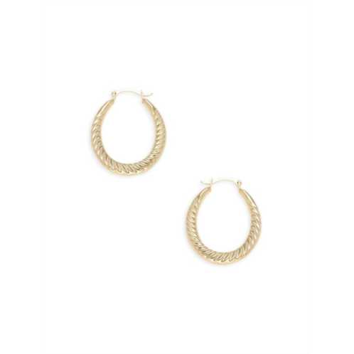 Saks Fifth Avenue 14K Yellow Gold Hoop Earrings