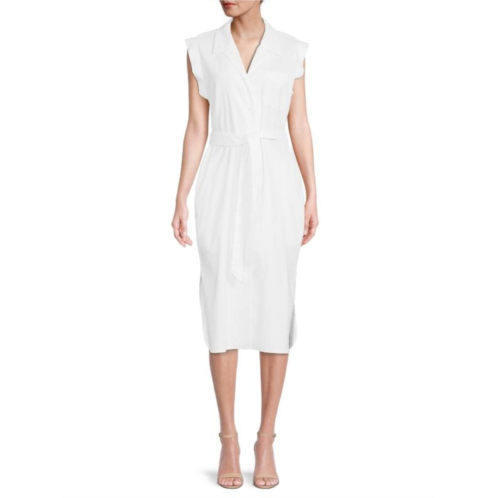 Rag & bone Helena Belted Cap Sleeve Shirtdress