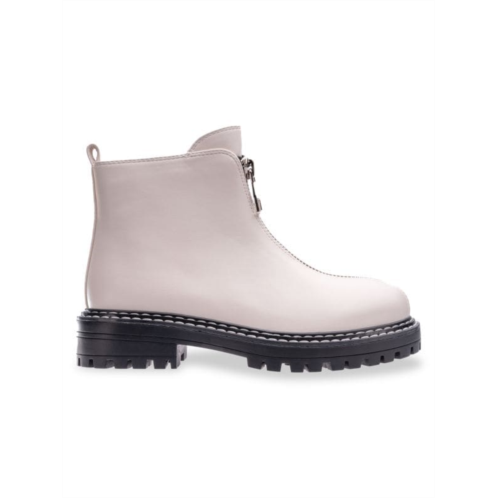 Lady Couture Rome Zip Lug Boots