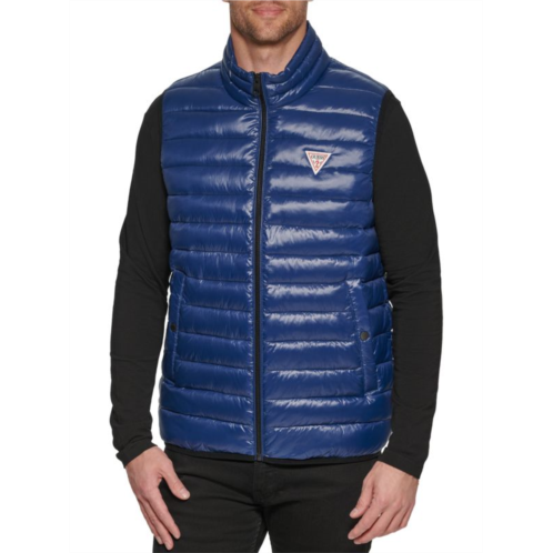 Guess Logo Quilted Puffer Vest