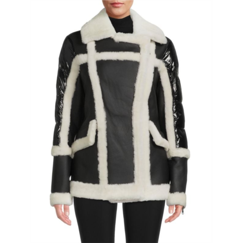 Pajar Faux Fur & Leather Jacket