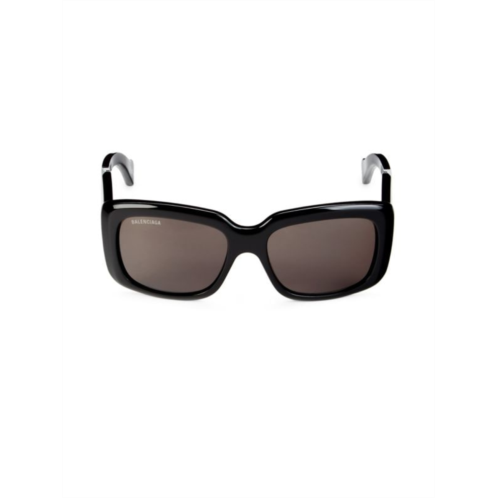 Balenciaga 56MM Rectangle Sunglasses