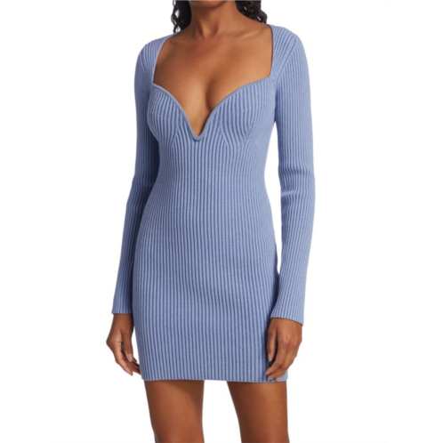 Gauge81 Mija Rib-Knit Wool Minidress