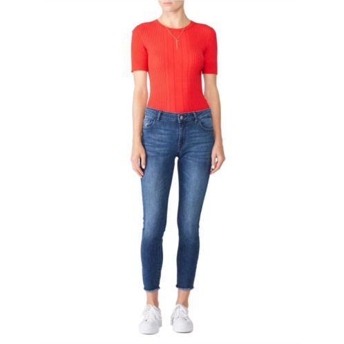DL1961 Mid Rise Cropped Skinny Jeans