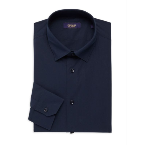 Cavalli Class by Roberto Cavalli Slim Fit Logo Dress Shirt