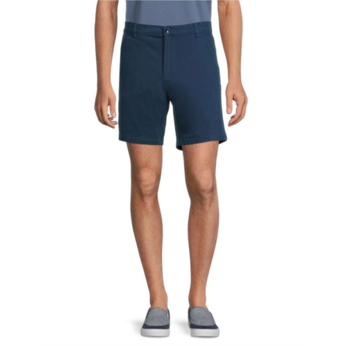 Saks Fifth Avenue Flat Front Chino Shorts