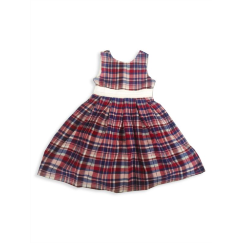 Joe-Ella Baby Girls Plaid A Line Dress