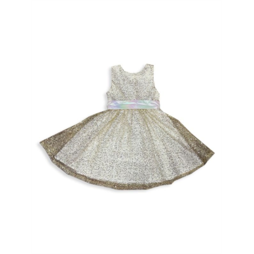 Joe-Ella Little Girls & Girls Sequin Fit & Flare Dress