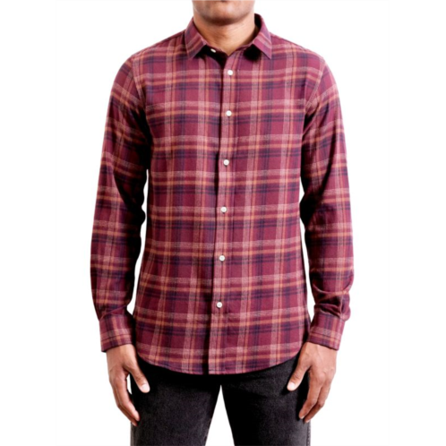 Hyden Yoo Graham Slim Fit Plaid Flannel Shirt