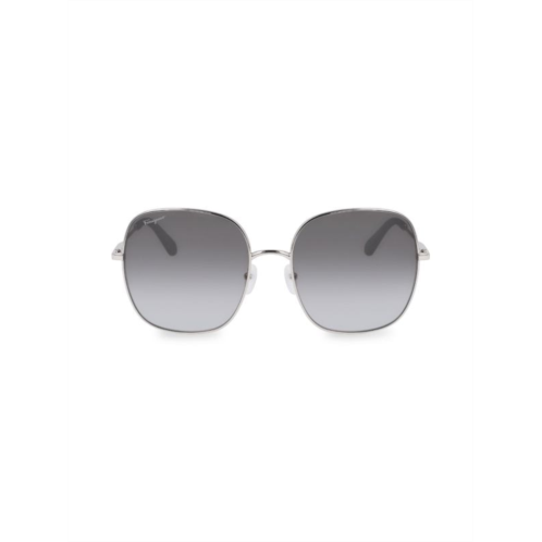 FERRAGAMO 59MM Square Sunglasses