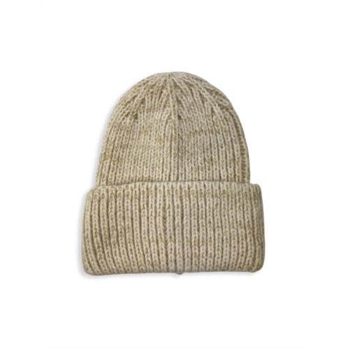 MARCUS ADLER Sparkly Ribbed Cuff Beanie