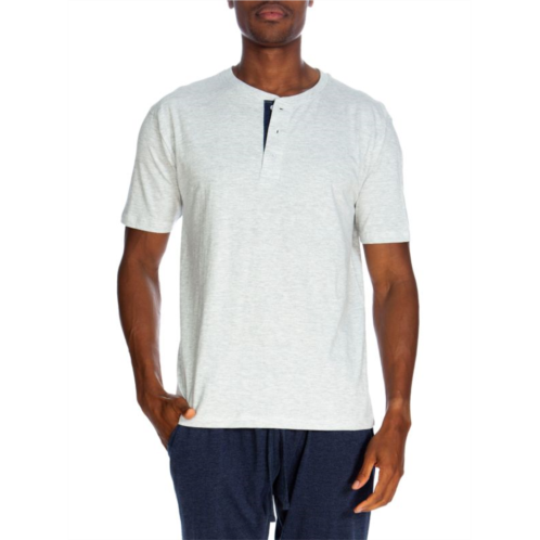 Unsimply Stitched Short Sleeve Henley T Shirt