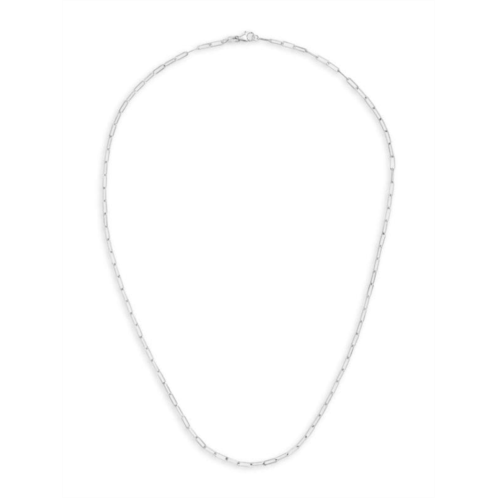 Saks Fifth Avenue Build Your Own Collection 14K White Gold Paperclip Link Chain Necklace