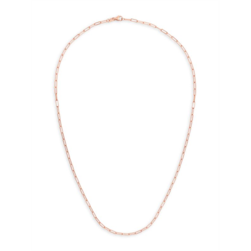 Saks Fifth Avenue Build Your Own Collection 14K Rose Gold Paperclip Link Chain Necklace