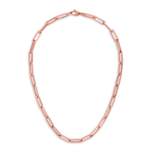 Saks Fifth Avenue 14K Rose Gold Paperclip Chain Necklace