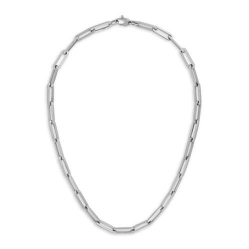 Saks Fifth Avenue 14K White Gold Paperclip Chain Necklace