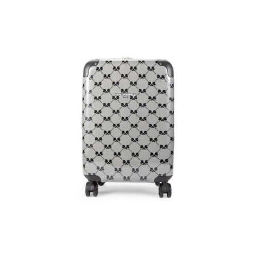Karl Lagerfeld Paris 20 Inch Diamond Monogram Spinner Suitcase
