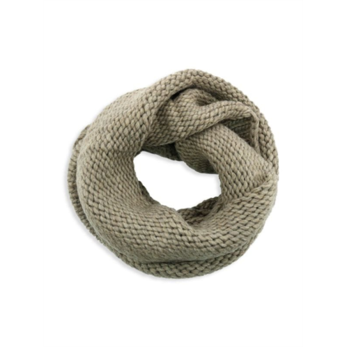 Portolano Chunky Knit Wool Blend Infinity Scarf