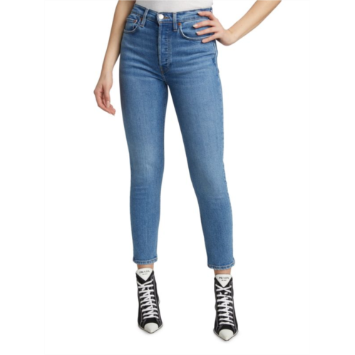 Re/done 90s High Rise Cropped Jeans