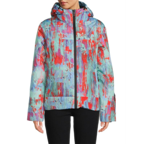 NOIZE Abstract Hooded Parka