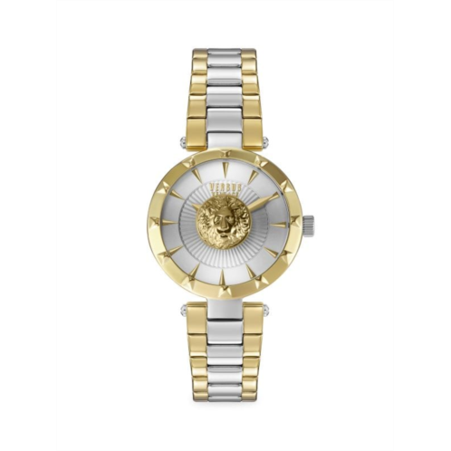 Versus Versace 36MM Two Tone Stainless Steel Bracelet Watch