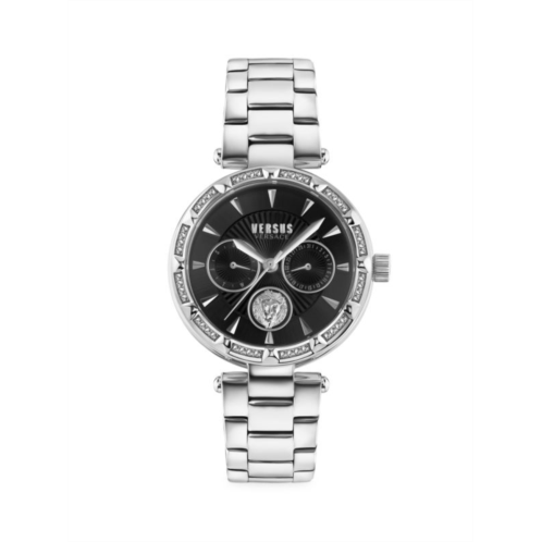Versus Versace Sertie 36MM Stainless Steel & Swarovski Crystal Bracelet Watch
