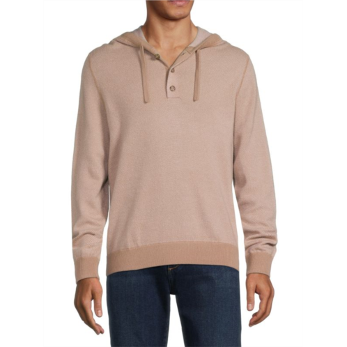 Vince Textured Wool & Cashmere Hoodie