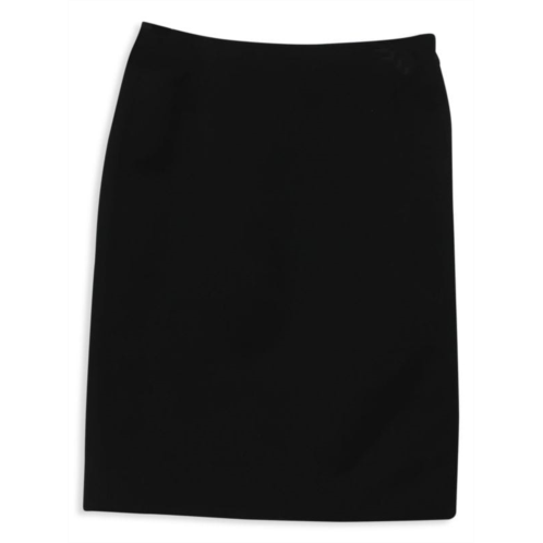 Balenciaga Pencil Skirt In Black Wool