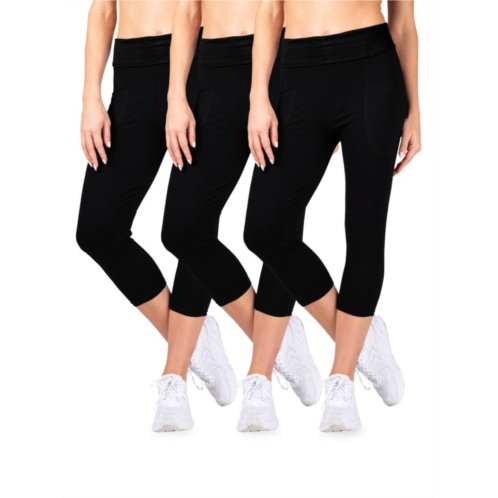 Inerzia Foldover Capri Leggings