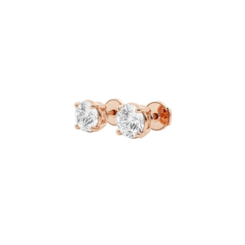 Saks Fifth Avenue Build Your Own Collection 14K Gold & Lab Grown Round Diamond Stud Earrings