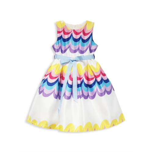 Joe-Ella Little Girls & Girls Rainbow A Line Dress