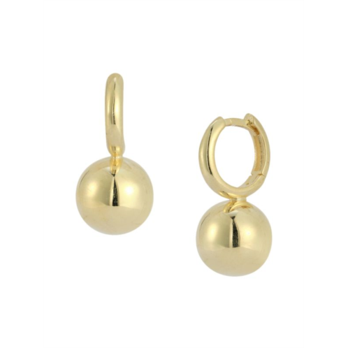 SPHERA MILANO 14K Goldplated Sterling Silver Ball Huggie Hoop Earrings