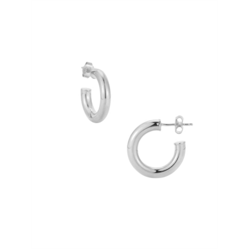 SPHERA MILANO Sterling Silver Huggie Earrings