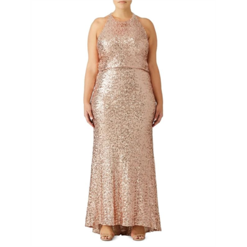 Badgley Mischka Maria Sequin Gown