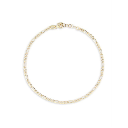 Saks Fifth Avenue Made in Italy 14K Yellow Gold Figaro Chain Bracelet
