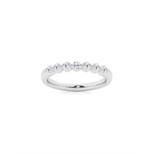Saks Fifth Avenue Build Your Own Collection Platinum & 7 Natural Round Diamond Wedding Band