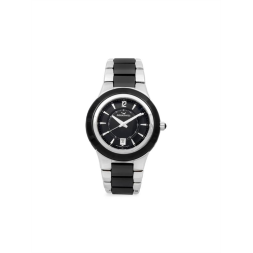 Aquaswiss 38MM Stainless Steel & Ceramic Bracelet Watch