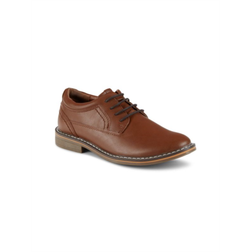 Steve Madden Boys Bevan Faux Leather Oxford Shoes