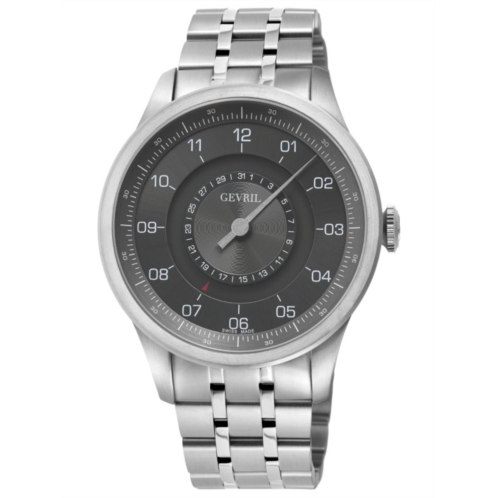 Gevril Jones St 45MM Stainless Steel Automatic Watch