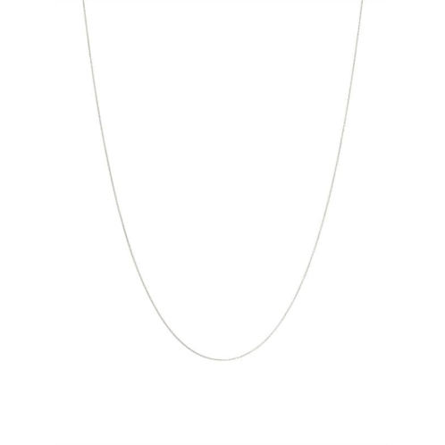 Saks Fifth Avenue 14K White Gold Flat Cable Chain Necklace