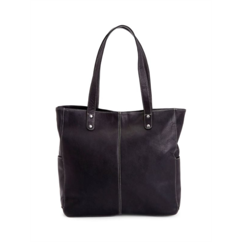 Royce New York Small Leather Tote Bag