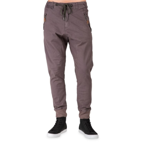 Level 7 Jeans Relaxed Fit Zip Joggers